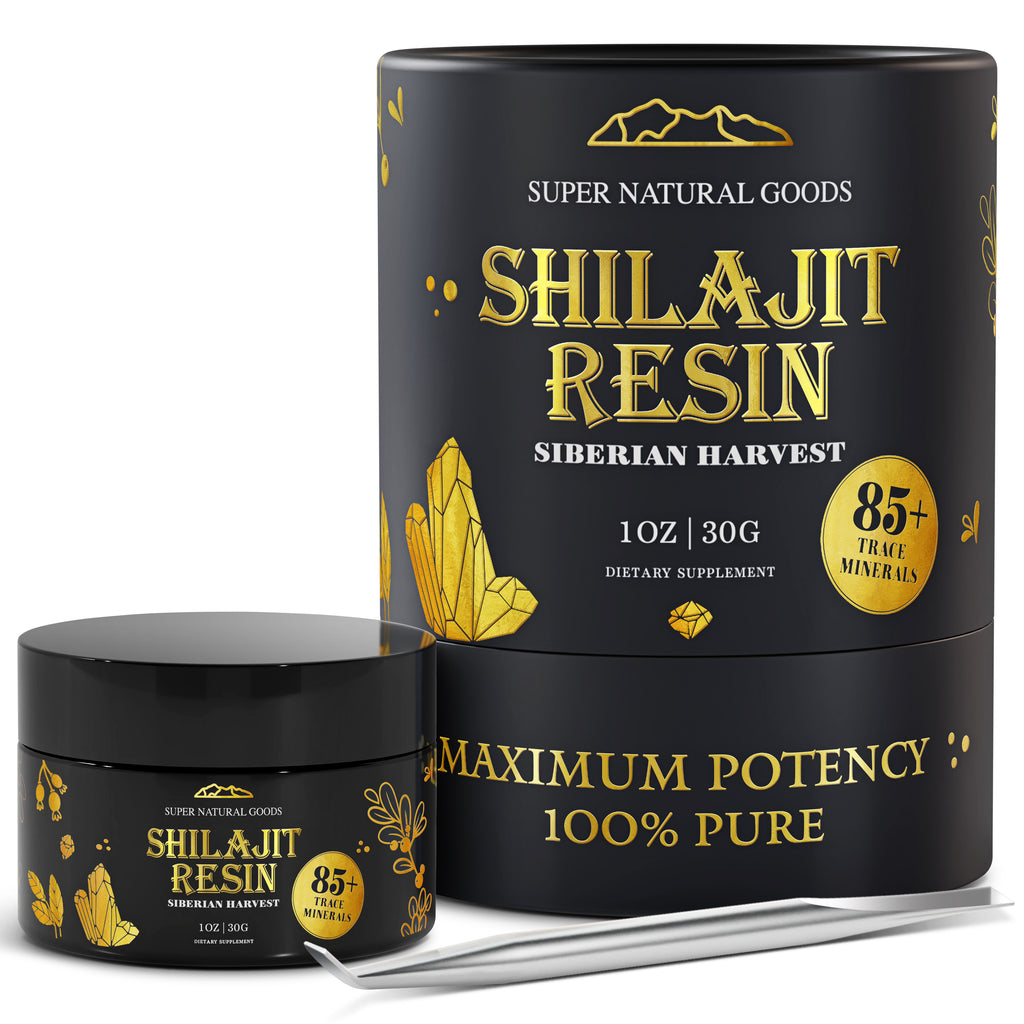 High Nutritional Potency, Grade A Shilajit Resin with 85+ Plant-Derived Trace Minerals and Fulvic Acid, Energy & Immune Suport for Men and Women, 3rd Party US Lab Tested (30g)