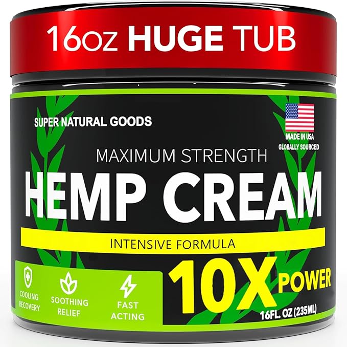 Maximum Strength Hemp Cream