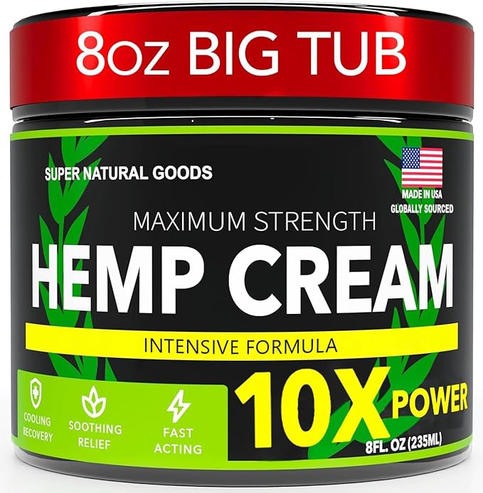 Maximum Strength Hemp Cream