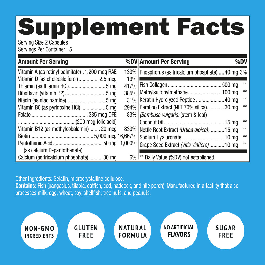 Biotin Collagen Keratin