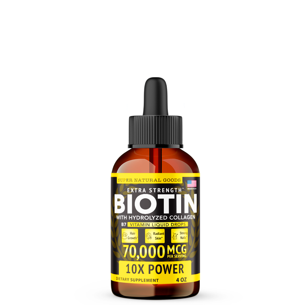 Boosted Biotin & Collagen for Hair Growth, Nail Strength & Skin Health