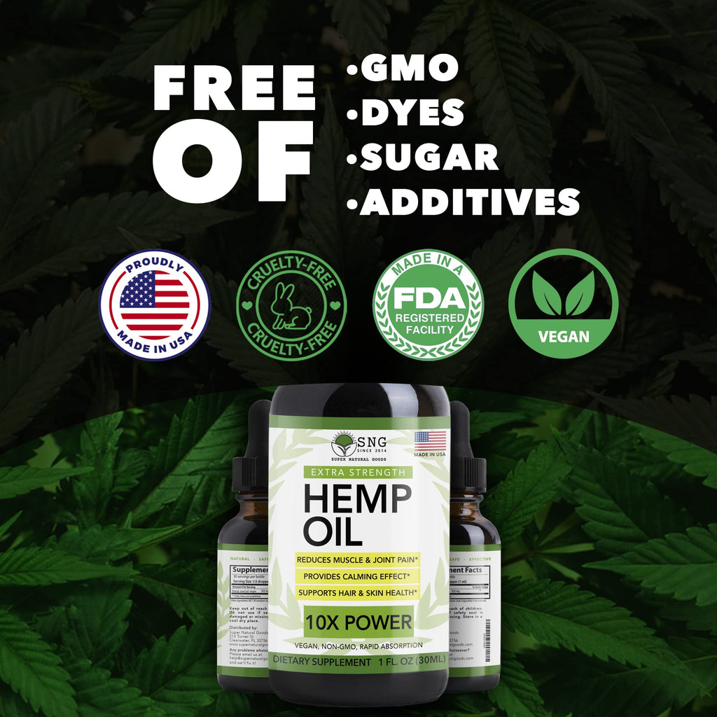 [REALIVEX] Hemp Oil - Assists Sleep & Inflammation