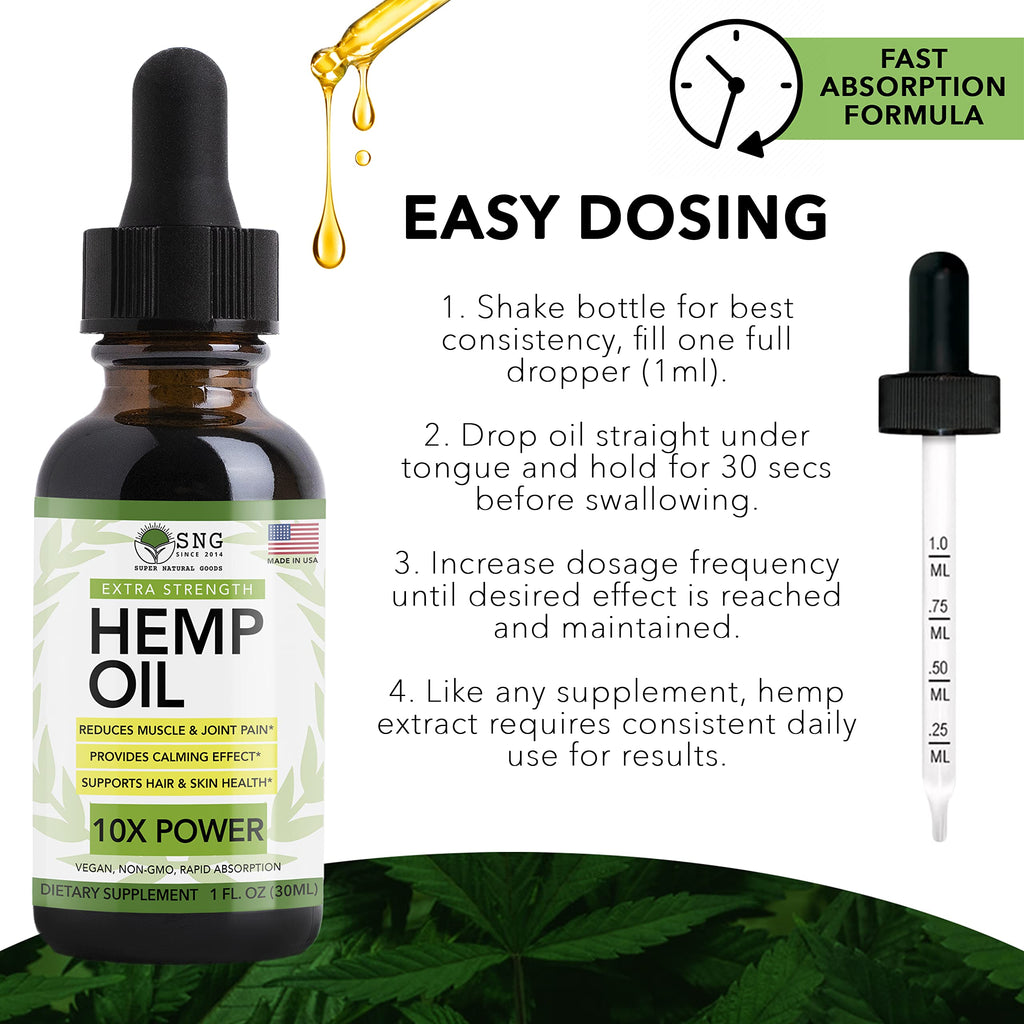 [REALIVEX] Hemp Oil - Assists Sleep & Inflammation