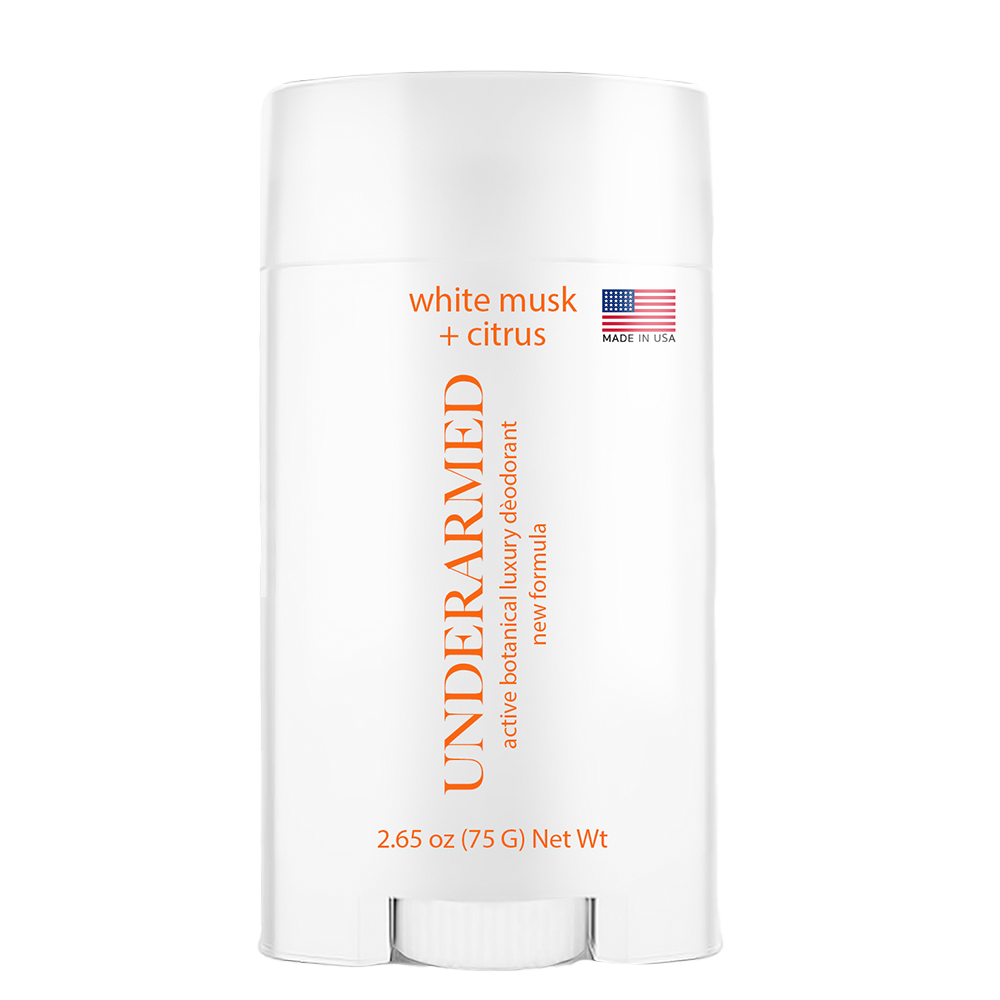 Underarmed Deodorant: White Musk & Citrus- Created USA | Super Natural Goods